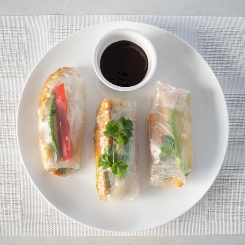 Sommerrollen mit Tofu (2 Stk.)